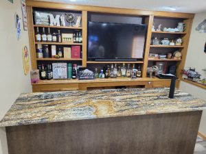 Magma Gold Granite Bar Countertop