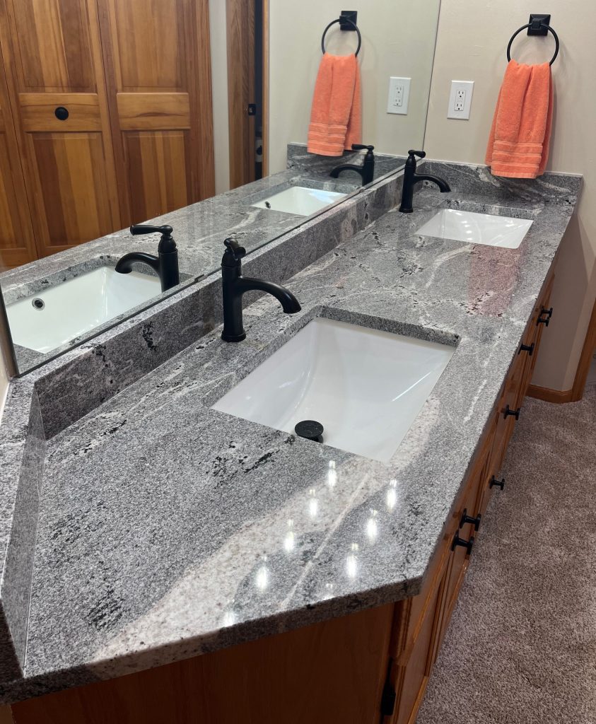 Grey Granite Bathroom Vanity