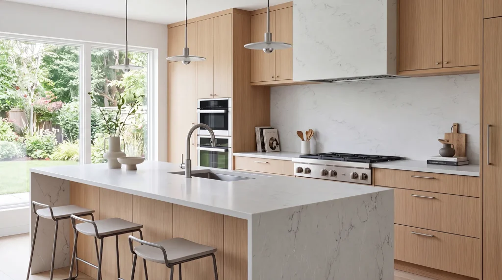 Orion Arctic Mirage Quartz Countertops