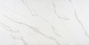 Orion Calacatta Amber Breeze quartz full slab