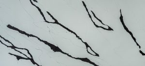 Orion Calacatta Noir quartz full slab